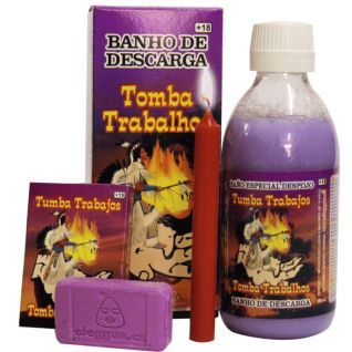 Baño Caja 250ML Tumba Trabajos con Vela